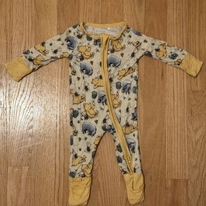 Winnie the Pooh zippie footie bamboo